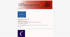 Desktop Screenshot of newsletter.ateneoveneto.org