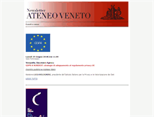 Tablet Screenshot of newsletter.ateneoveneto.org